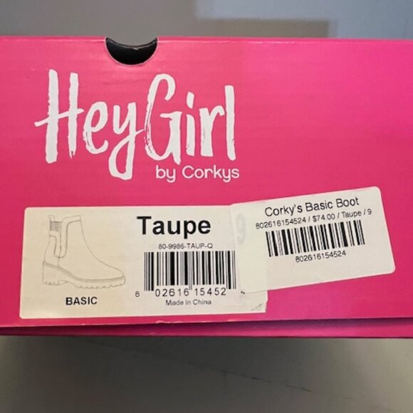 Hey Girl by Corky's Basic Boot, Size 9 Womens Slip-On, NEW - Picture 10 of 10